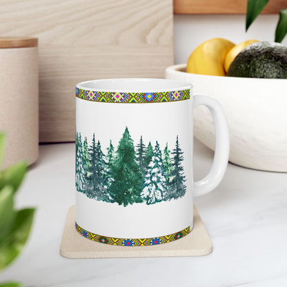 Christmas Coffee Mug Habesha Traditional Design