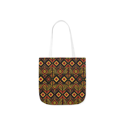 Habesha Canvas Tote Bag, 5-Color Straps