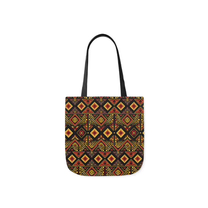 Habesha Canvas Tote Bag, 5-Color Straps