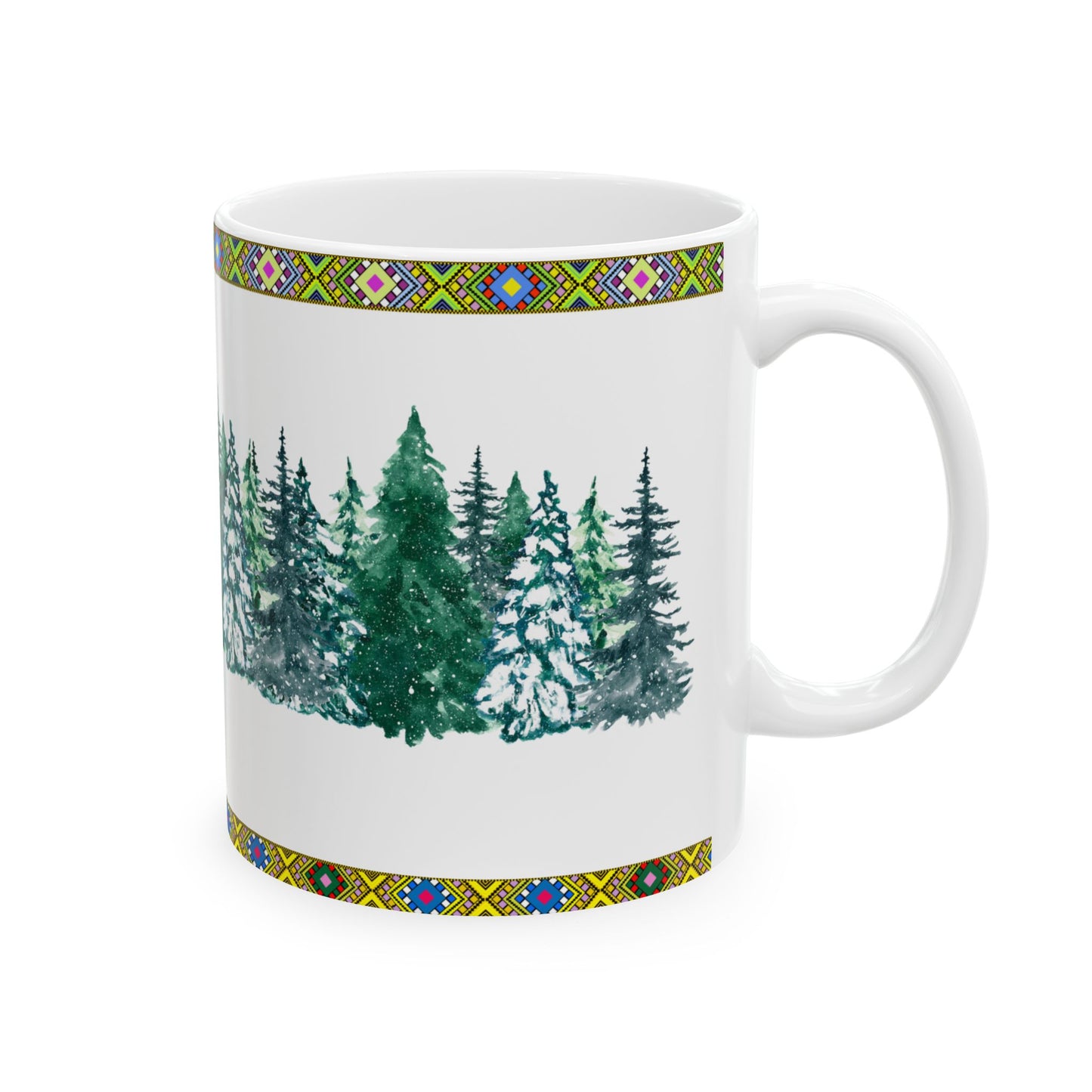 Christmas Coffee Mug Habesha Traditional Design