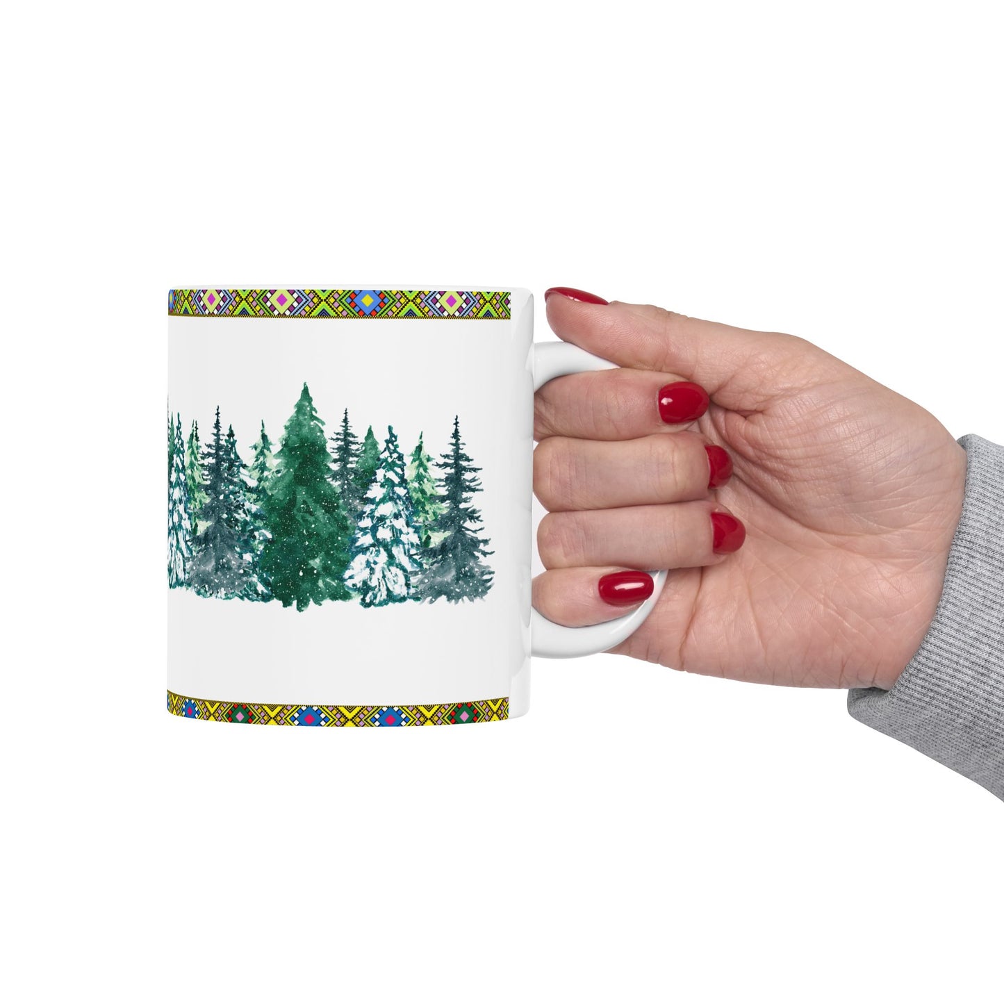 Christmas Coffee Mug Habesha Traditional Design