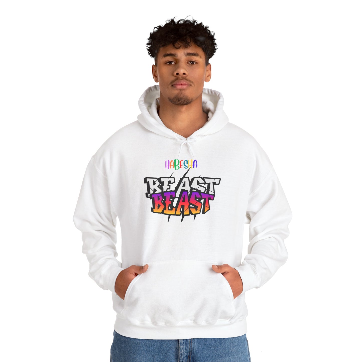 Hooded Sweatshirt - Habesha Beast Mode