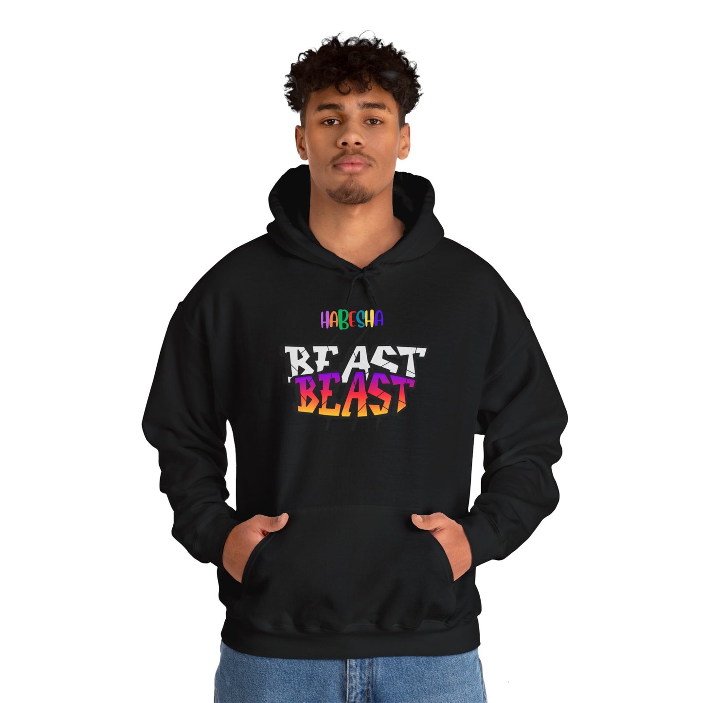 Hooded Sweatshirt - Habesha Beast Mode