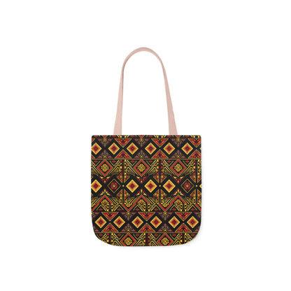 Habesha Canvas Tote Bag, 5-Color Straps