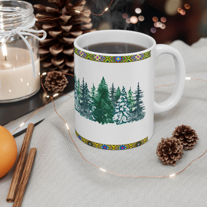 Christmas Coffee Mug Habesha Traditional Design