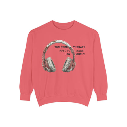 Music Lover Sweatshirt, Vintage Style Jumper, Retro Musician Pullover, Cozy Music Fan Gift, Unisex Clothing