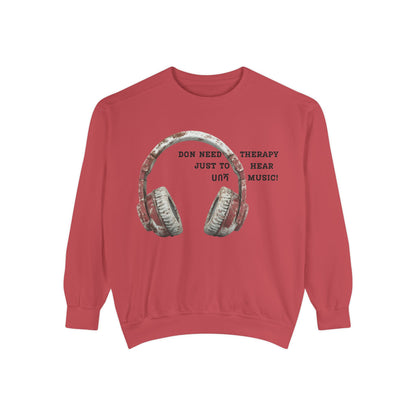 Music Lover Sweatshirt, Vintage Style Jumper, Retro Musician Pullover, Cozy Music Fan Gift, Unisex Clothing