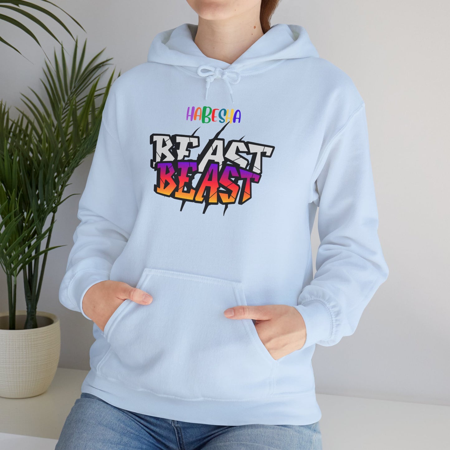 Hooded Sweatshirt - Habesha Beast Mode